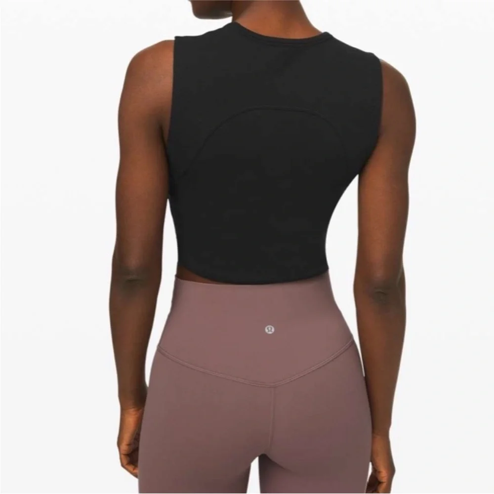 Lululemon Find Your Feeling Tank - Black Size 6 - Picture 2 of 6